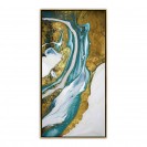 River Painting on Canvas Original Abstract