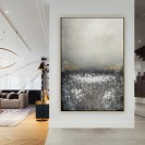 Grey and Black Painting Wall Art