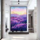 Lavender Field Wall Art Painting On Canvas