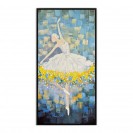 Ballerina Painting on Canvas Portrait Painting